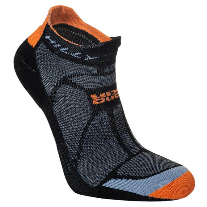 Hilly Marathon Fresh Socklet Min – Black/Orange